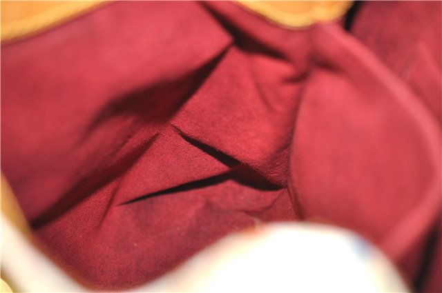 Auth Louis Vuitton Monogram Multicolor Audra Tote Hand Bag White M40047 LV 9492D