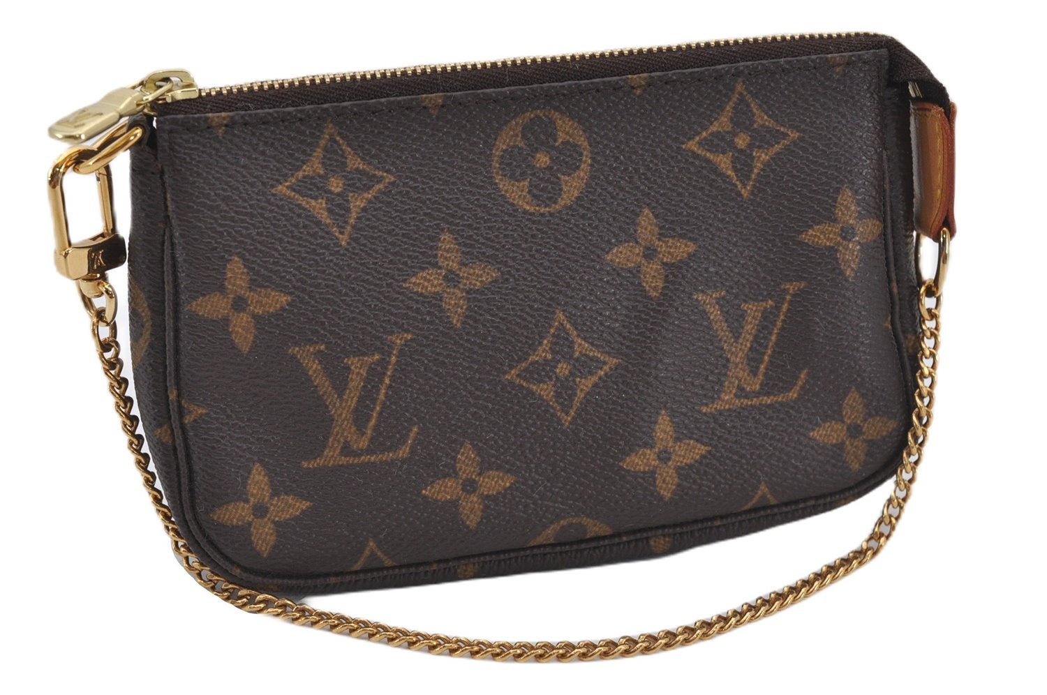 Authentic Louis Vuitton Monogram Mini Pochette Accessoires Pouch M58009 LV 9492E