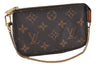 Authentic Louis Vuitton Monogram Mini Pochette Accessoires Pouch M58009 LV 9492E