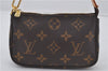 Authentic Louis Vuitton Monogram Mini Pochette Accessoires Pouch M58009 LV 9492E
