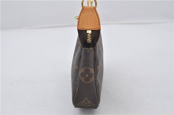 Authentic Louis Vuitton Monogram Mini Pochette Accessoires Pouch M58009 LV 9492E