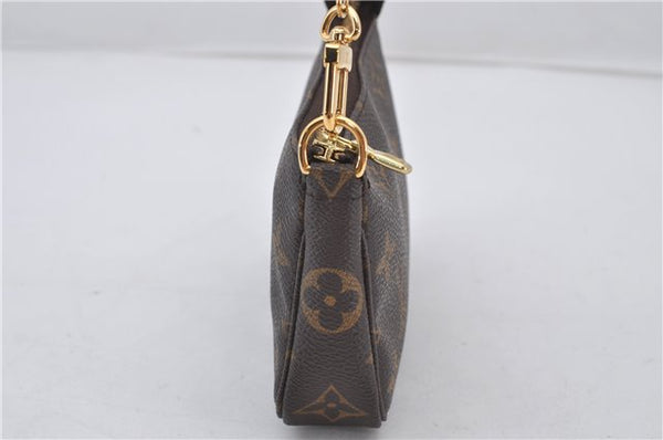 Authentic Louis Vuitton Monogram Mini Pochette Accessoires Pouch M58009 LV 9492E