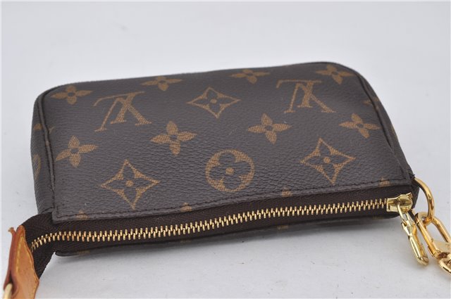 Authentic Louis Vuitton Monogram Mini Pochette Accessoires Pouch M58009 LV 9492E