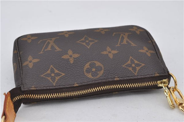 Authentic Louis Vuitton Monogram Mini Pochette Accessoires Pouch M58009 LV 9492E
