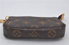 Authentic Louis Vuitton Monogram Mini Pochette Accessoires Pouch M58009 LV 9492E