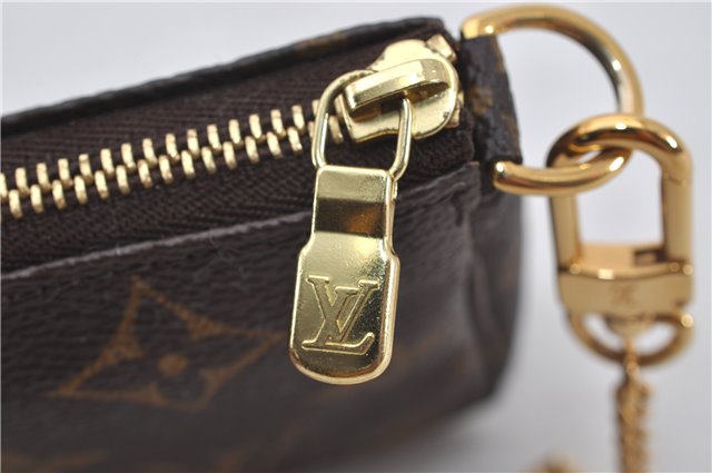 Authentic Louis Vuitton Monogram Mini Pochette Accessoires Pouch M58009 LV 9492E
