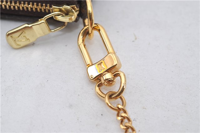 Authentic Louis Vuitton Monogram Mini Pochette Accessoires Pouch M58009 LV 9492E