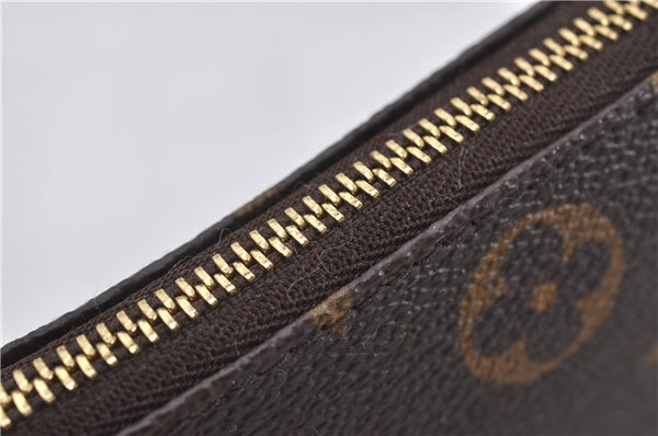 Authentic Louis Vuitton Monogram Mini Pochette Accessoires Pouch M58009 LV 9492E