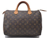 Authentic Louis Vuitton Monogram Speedy 30 Hand Bag M41526 LV 9493C