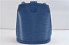 Authentic Louis Vuitton Epi Cluny Shoulder Bag Blue M52255 LV 9494C