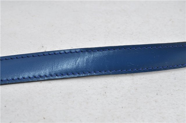 Authentic Louis Vuitton Epi Cluny Shoulder Bag Blue M52255 LV 9494C