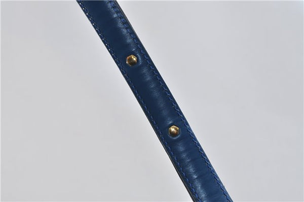 Authentic Louis Vuitton Epi Cluny Shoulder Bag Blue M52255 LV 9494C