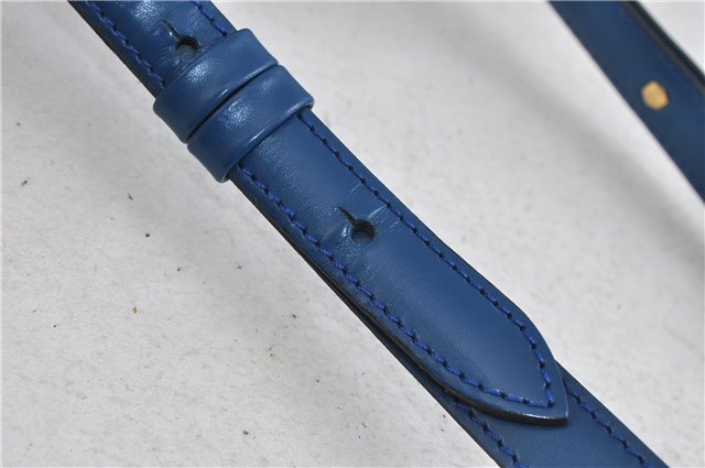 Authentic Louis Vuitton Epi Cluny Shoulder Bag Blue M52255 LV 9494C