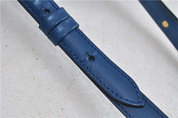 Authentic Louis Vuitton Epi Cluny Shoulder Bag Blue M52255 LV 9494C