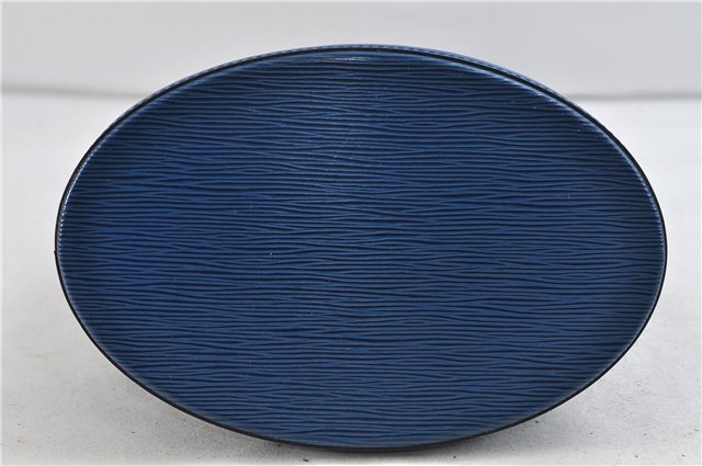 Authentic Louis Vuitton Epi Cluny Shoulder Bag Blue M52255 LV 9494C