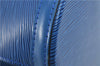 Authentic Louis Vuitton Epi Cluny Shoulder Bag Blue M52255 LV 9494C