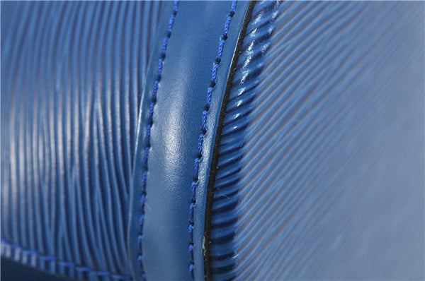 Authentic Louis Vuitton Epi Cluny Shoulder Bag Blue M52255 LV 9494C