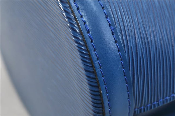 Authentic Louis Vuitton Epi Cluny Shoulder Bag Blue M52255 LV 9494C