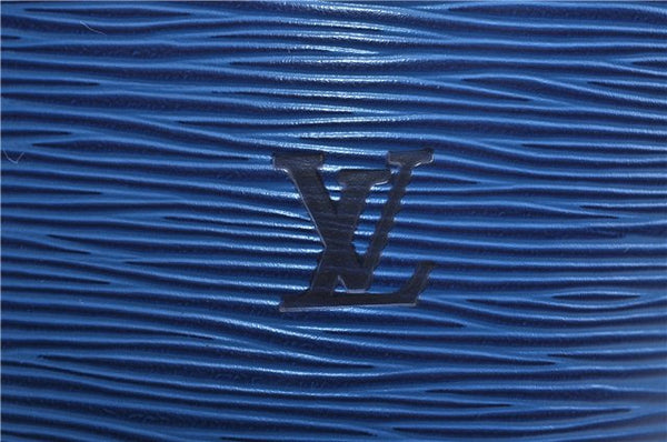 Authentic Louis Vuitton Epi Cluny Shoulder Bag Blue M52255 LV 9494C