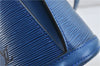 Authentic Louis Vuitton Epi Cluny Shoulder Bag Blue M52255 LV 9494C