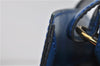 Authentic Louis Vuitton Epi Cluny Shoulder Bag Blue M52255 LV 9494C