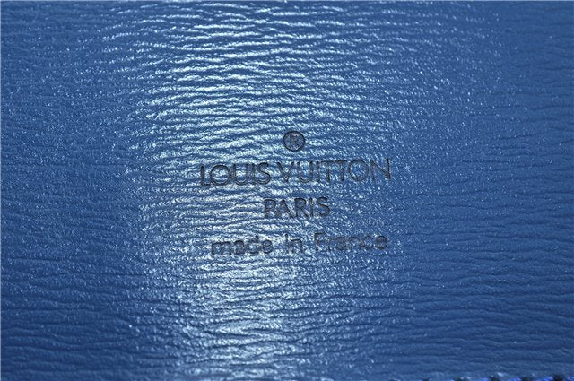 Authentic Louis Vuitton Epi Cluny Shoulder Bag Blue M52255 LV 9494C