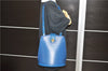 Authentic Louis Vuitton Epi Cluny Shoulder Bag Blue M52255 LV 9494C