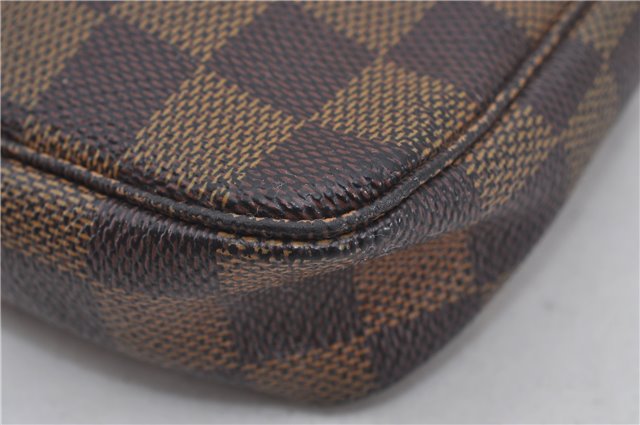 Authentic Louis Vuitton Damier Pochette Accessoires Pouch Purse N51985 LV 9495E