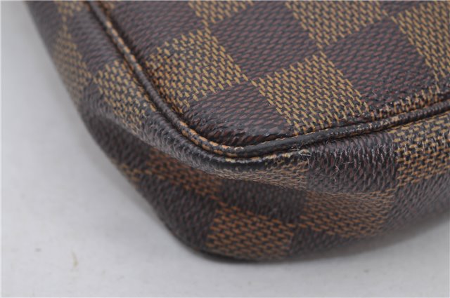 Authentic Louis Vuitton Damier Pochette Accessoires Pouch Purse N51985 LV 9495E