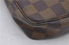 Authentic Louis Vuitton Damier Pochette Accessoires Pouch Purse N51985 LV 9495E