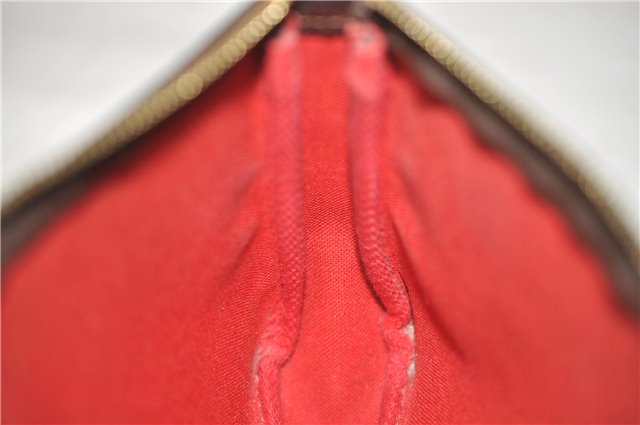 Authentic Louis Vuitton Damier Pochette Accessoires Pouch Purse N51985 LV 9495E