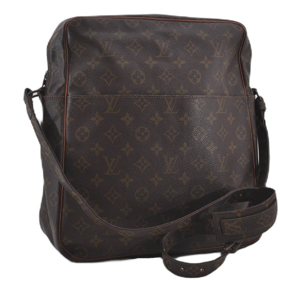 Authentic Louis Vuitton Monogram Marceau Shoulder Cross Body Bag Old Model 9497E