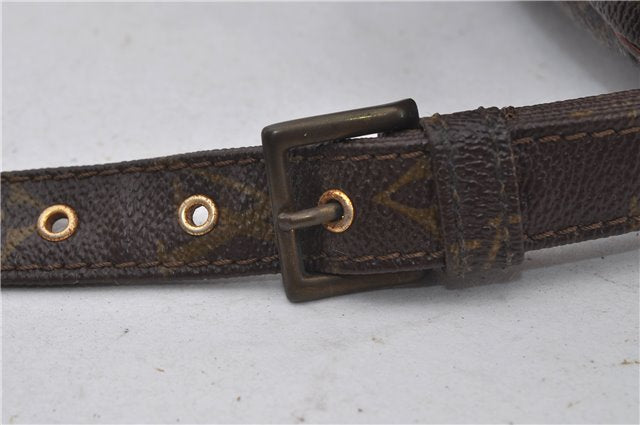 Authentic Louis Vuitton Monogram Marceau Shoulder Cross Body Bag Old Model 9497E