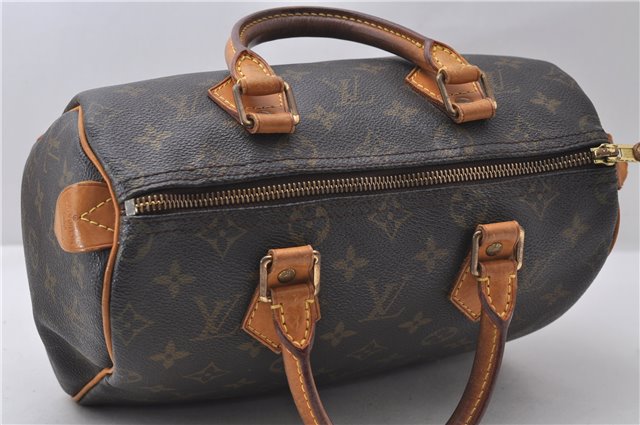 Authentic Louis Vuitton Monogram Speedy 25 Hand Bag M41528 LV 9500C