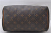 Authentic Louis Vuitton Monogram Speedy 25 Hand Bag M41528 LV 9500C