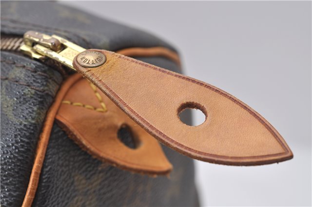Authentic Louis Vuitton Monogram Speedy 25 Hand Bag M41528 LV 9500C
