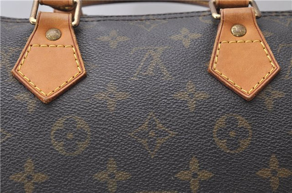 Authentic Louis Vuitton Monogram Speedy 25 Hand Bag M41528 LV 9500C