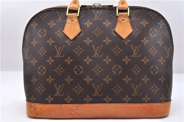 Authentic Louis Vuitton Monogram Alma Hand Bag Purse M51130 LV 9501E