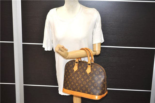 Authentic Louis Vuitton Monogram Alma Hand Bag Purse M51130 LV 9501E