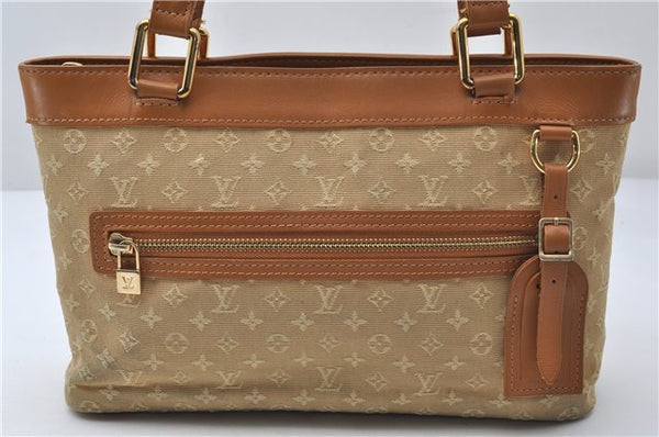 Authentic Louis Vuitton Monogram Mini Lucille PM Hand Bag Beige M92684 LV 9502D