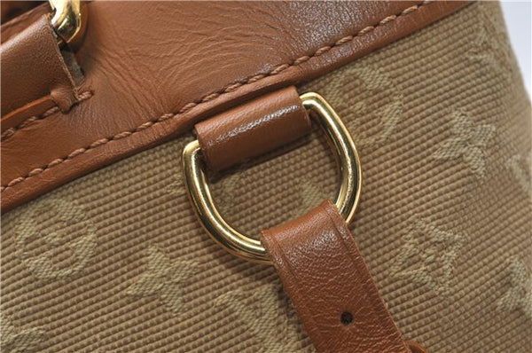Authentic Louis Vuitton Monogram Mini Lucille PM Hand Bag Beige M92684 LV 9502D