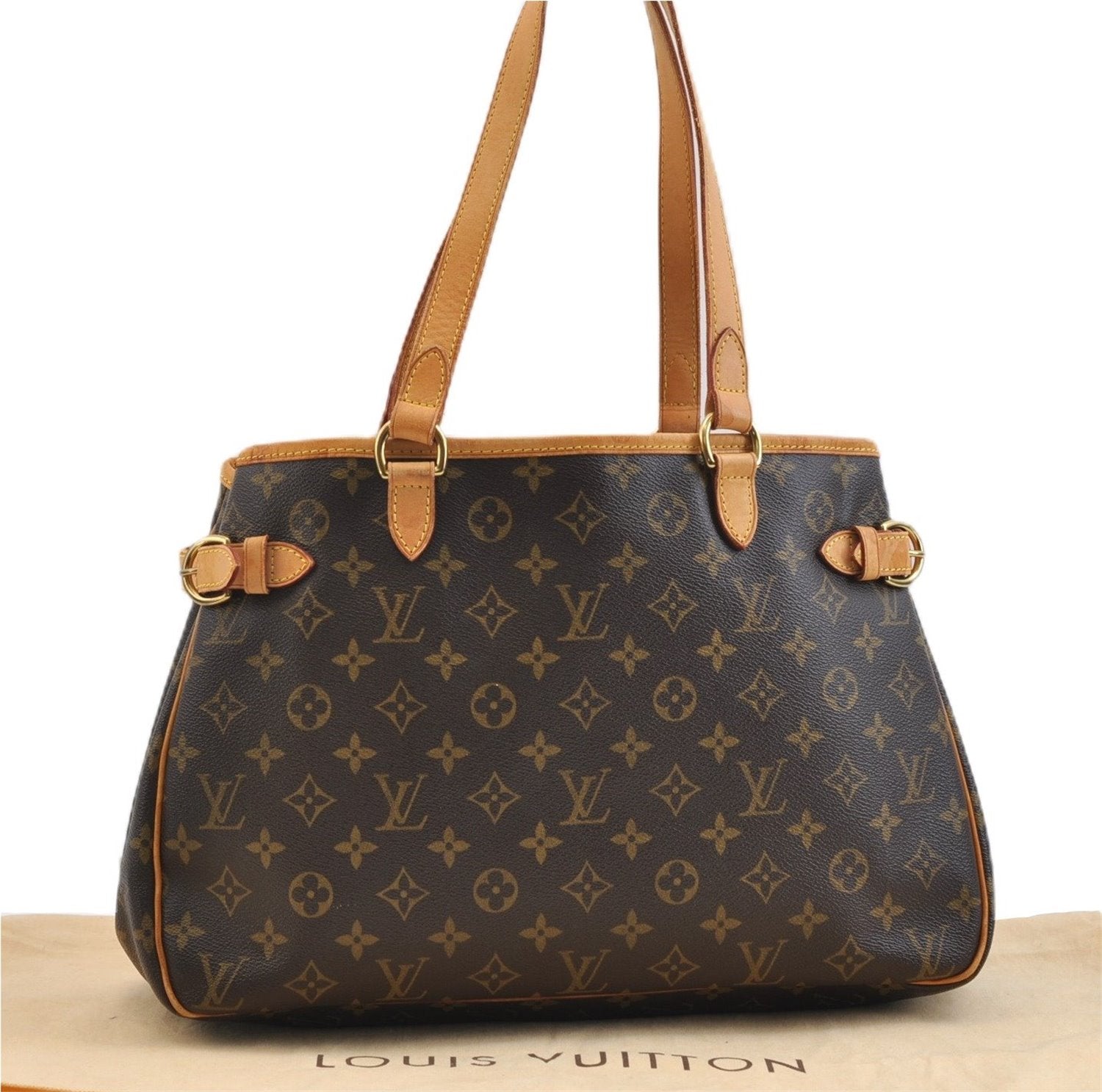 Authentic Louis Vuitton Monogram Batignolles Horizontal Tote Bag M51154 LV 9503E