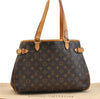 Authentic Louis Vuitton Monogram Batignolles Horizontal Tote Bag M51154 LV 9503E