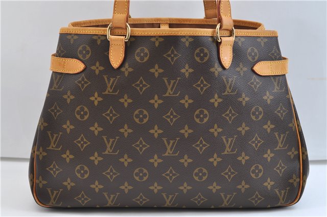 Authentic Louis Vuitton Monogram Batignolles Horizontal Tote Bag M51154 LV 9503E