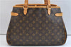 Authentic Louis Vuitton Monogram Batignolles Horizontal Tote Bag M51154 LV 9503E