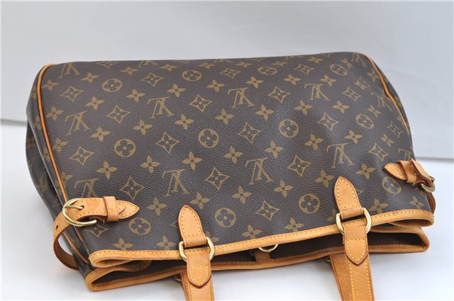 Authentic Louis Vuitton Monogram Batignolles Horizontal Tote Bag M51154 LV 9503E