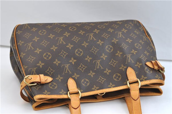 Authentic Louis Vuitton Monogram Batignolles Horizontal Tote Bag M51154 LV 9503E