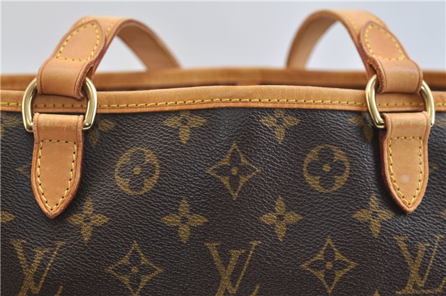 Authentic Louis Vuitton Monogram Batignolles Horizontal Tote Bag M51154 LV 9503E