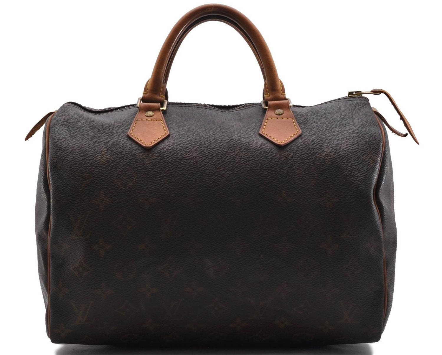 Authentic Louis Vuitton Monogram Speedy 30 Hand Bag M41526 LV 9504C