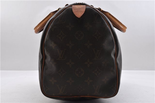 Authentic Louis Vuitton Monogram Speedy 30 Hand Bag M41526 LV 9504C